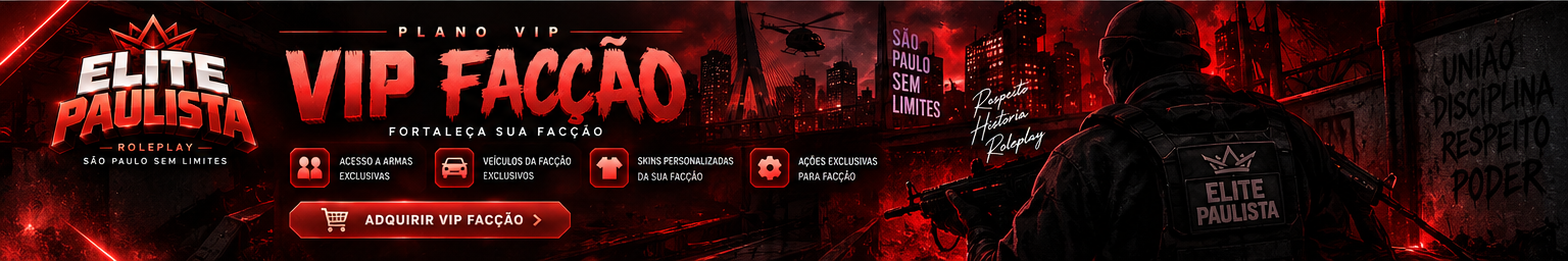 Banner do plano VIP Facção